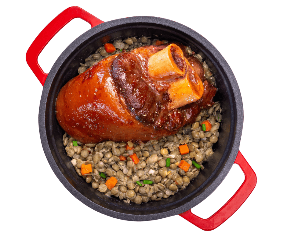 Cocotte jarret de porc courtepaille