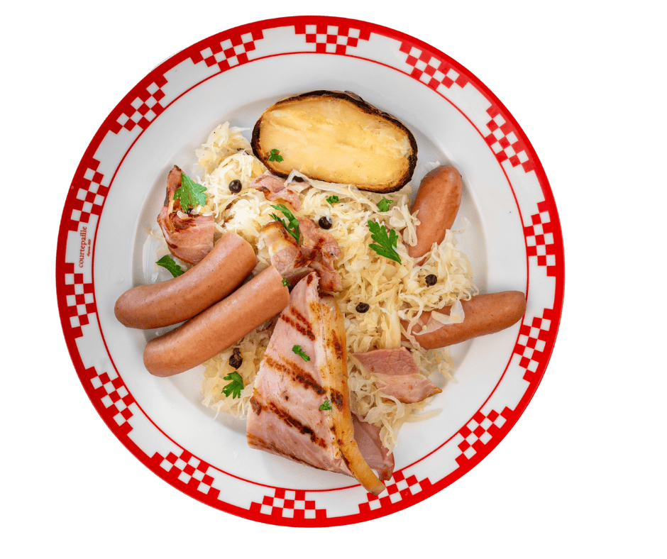 Assiette de choucroute courtepaille