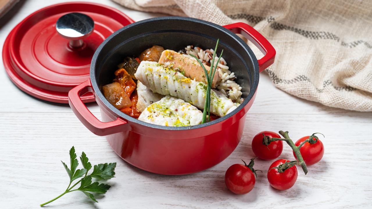 Cocotte de poisson à la provençale courtepaille