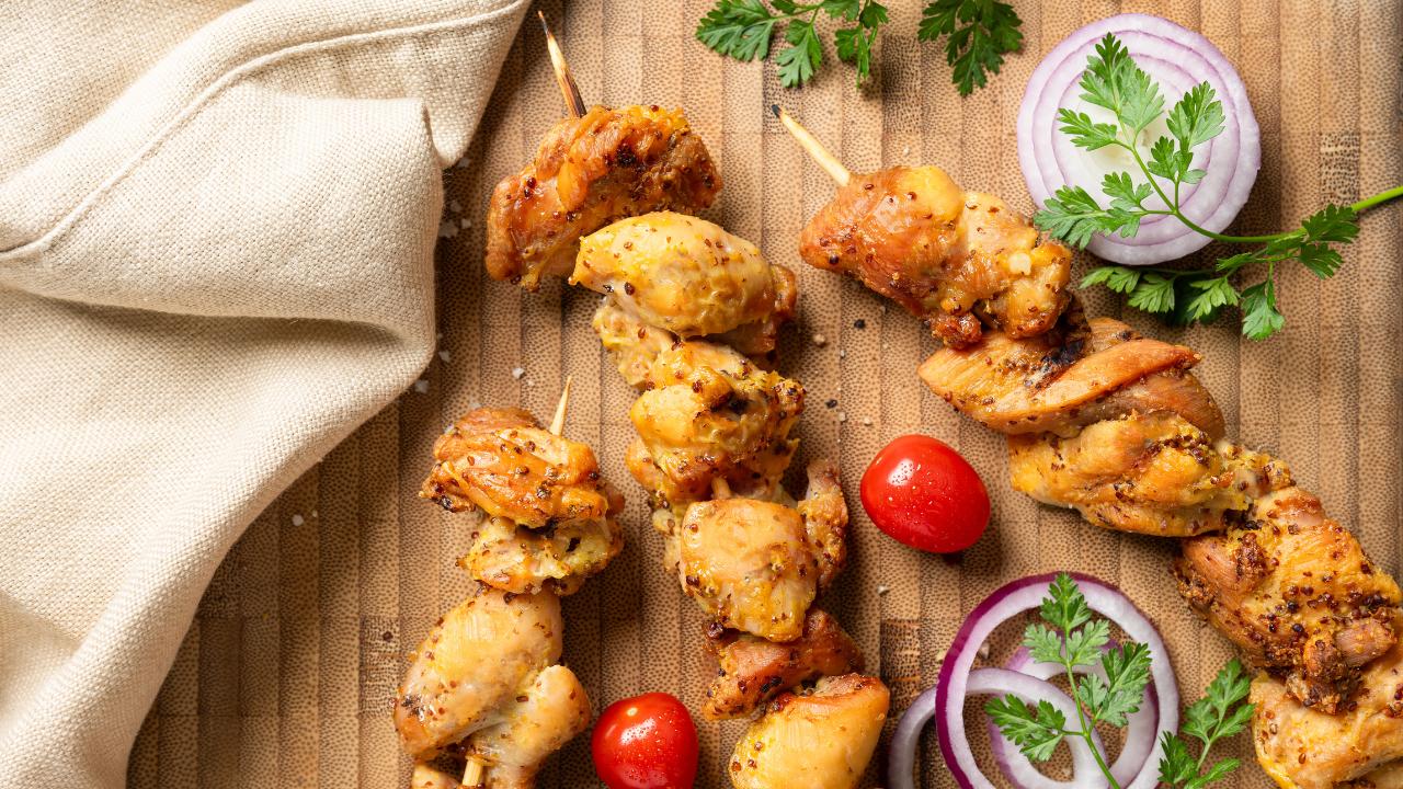 Brochettes de poulet courtepaille